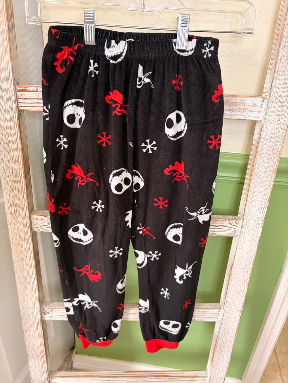 🎃 Disney Nightmare Before Christmas Jack Zero Kids Pajama Pants Size 6/6x
